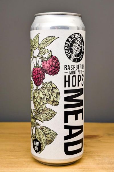 Steppe&Wind Raspberry, mint and hops mead Мёд и Малина