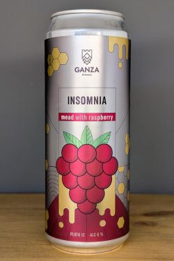 Ganza Insomnia Mead with raspberry малина