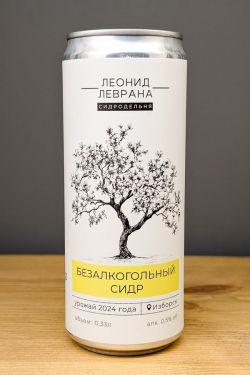 Леонид Леврана Сидр безалкогольный п/сл ж/б